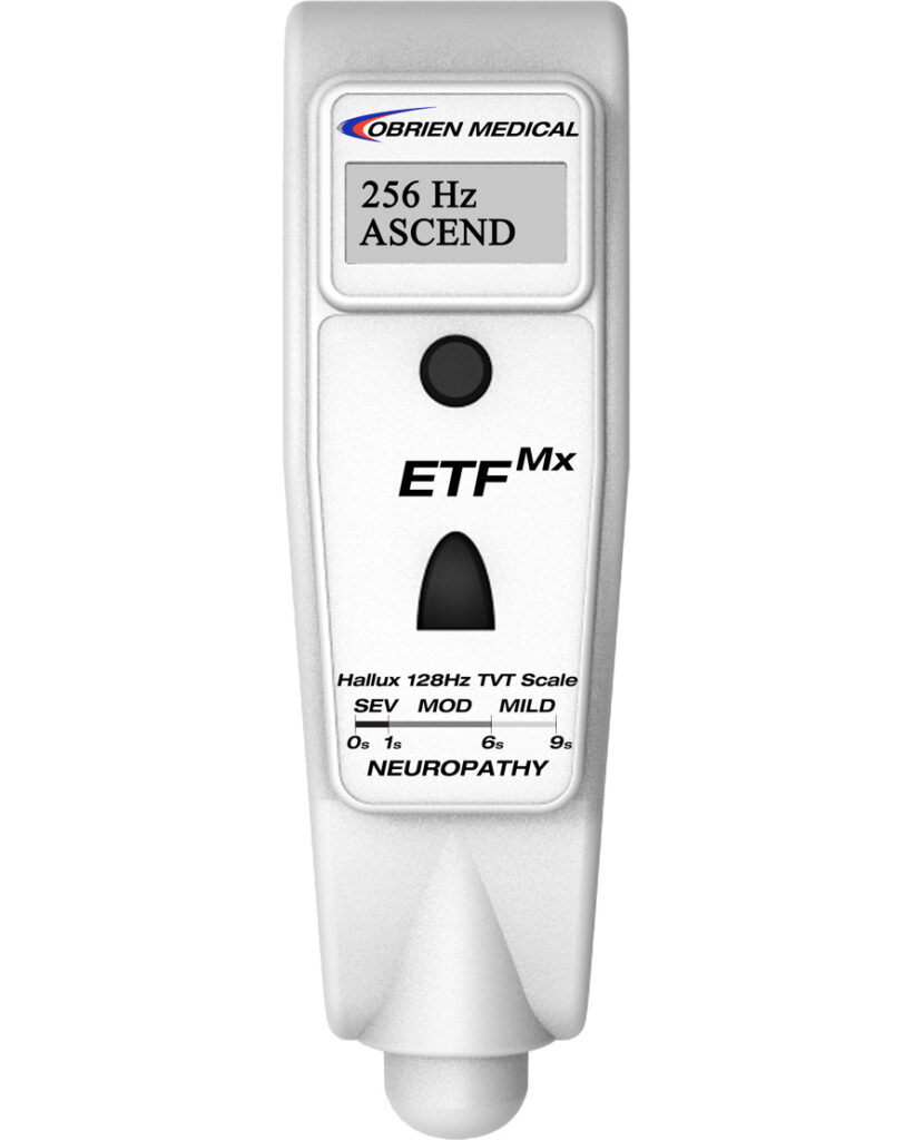 O'Brien ETF128 for the identification of peripheral neuropathy, helping prevent diabetic foot ulcers