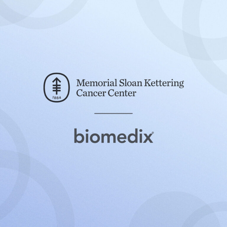 Biomedix Partners With Memorial-Sloan Kettering Cancer Center