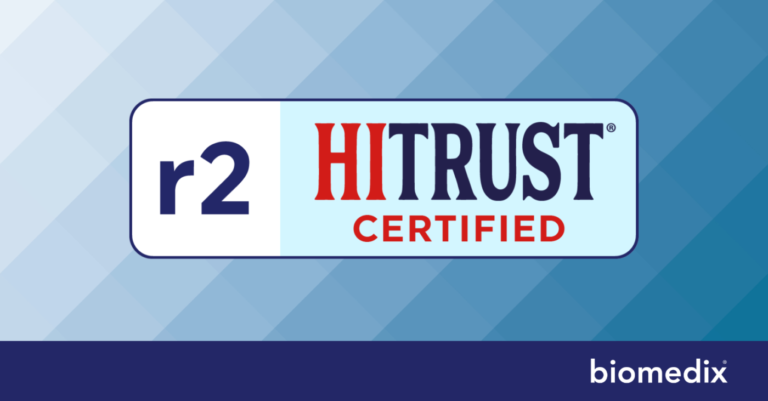 Biomedix is HITRUST r2 Certified